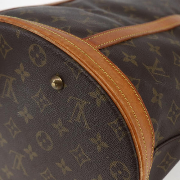 LOUIS VUITTON Monogram Bucket GM Shoulder Bag M42236 LV Auth 171580