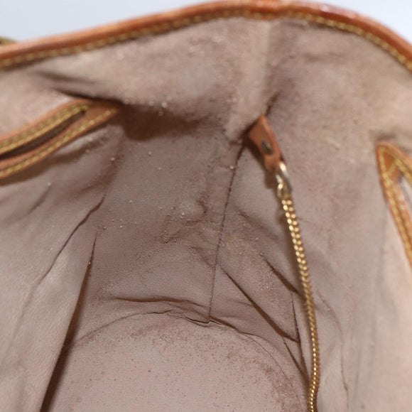 LOUIS VUITTON Monogram Bucket GM Shoulder Bag M42236 LV Auth 171580