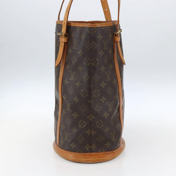 LOUIS VUITTON Monogram Bucket GM Shoulder Bag M42236 LV Auth 171580