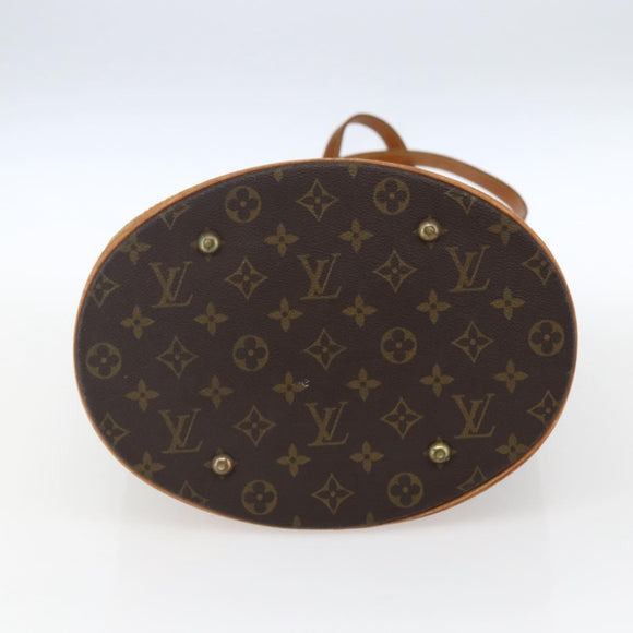 LOUIS VUITTON Monogram Bucket GM Shoulder Bag M42236 LV Auth 171580