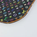 LOUIS VUITTON Monogram Multicolor Pochette GM Pouch Black M60027 LV Auth 171588-15