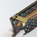 LOUIS VUITTON Monogram Multicolor Pochette GM Pouch Black M60027 LV Auth 171588-8