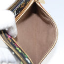 LOUIS VUITTON Monogram Multicolor Pochette GM Pouch Black M60027 LV Auth 171588-19