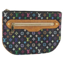 LOUIS VUITTON Monogram Multicolor Pochette GM Pouch Black M60027 LV Auth 171588-1