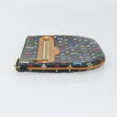 LOUIS VUITTON Monogram Multicolor Pochette GM Pouch Black M60027 LV Auth 171588-4