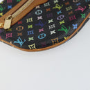 LOUIS VUITTON Monogram Multicolor Pochette GM Pouch Black M60027 LV Auth 171588-9