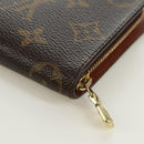 LOUIS VUITTON Monogram Panda Porte Monnaie Zip Long Wallet M61729 Auth 171590V-11