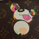 LOUIS VUITTON Monogram Panda Porte Monnaie Zip Long Wallet M61729 Auth 171590V-13