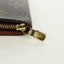 LOUIS VUITTON Monogram Panda Porte Monnaie Zip Long Wallet M61729 Auth 171590V-14
