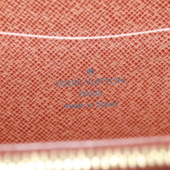 LOUIS VUITTON Monogram Panda Porte Monnaie Zip Long Wallet M61729 Auth 171590V