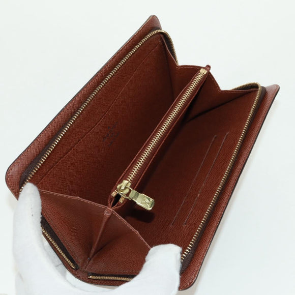 LOUIS VUITTON Monogram Panda Porte Monnaie Zip Long Wallet M61729 Auth 171590V