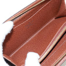 LOUIS VUITTON Monogram Panda Porte Monnaie Zip Long Wallet M61729 Auth 171590V-17