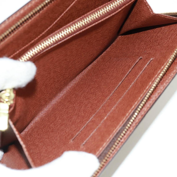 LOUIS VUITTON Monogram Panda Porte Monnaie Zip Long Wallet M61729 Auth 171590V