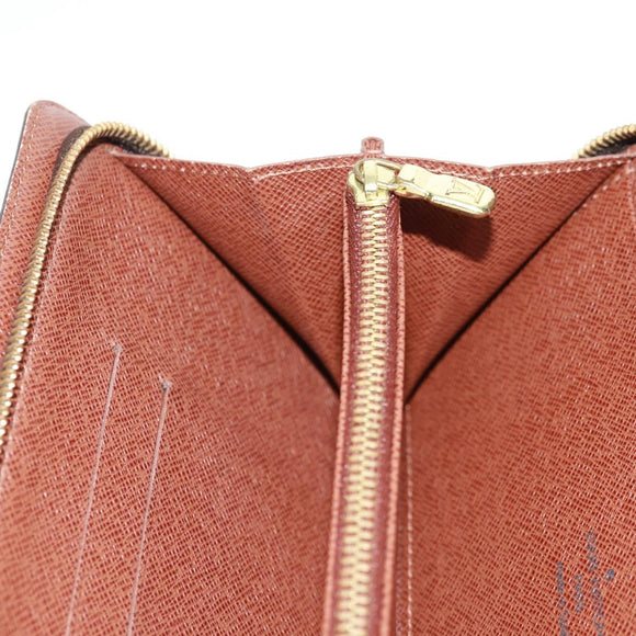 LOUIS VUITTON Monogram Panda Porte Monnaie Zip Long Wallet M61729 Auth 171590V