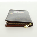 LOUIS VUITTON Monogram Panda Porte Monnaie Zip Long Wallet M61729 Auth 171590V-4