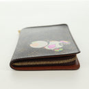 LOUIS VUITTON Monogram Panda Porte Monnaie Zip Long Wallet M61729 Auth 171590V-5