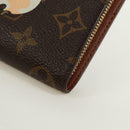 LOUIS VUITTON Monogram Panda Porte Monnaie Zip Long Wallet M61729 Auth 171590V-9