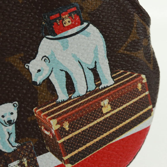 LOUIS VUITTON 2017 Christmas Only Porte Monnaie Ron Purse M62088 LV Auth 171594M