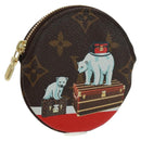 LOUIS VUITTON 2017 Christmas Only Porte Monnaie Ron Purse M62088 LV Auth 171594M-1