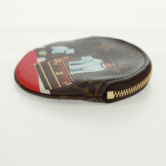 LOUIS VUITTON 2017 Christmas Only Porte Monnaie Ron Purse M62088 LV Auth 171594M