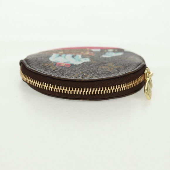 LOUIS VUITTON 2017 Christmas Only Porte Monnaie Ron Purse M62088 LV Auth 171594M