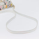 FENDI Zucca Canvas Mamma Baguette Shoulder Bag Multicolor Gold Auth 171596SM-8