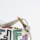 FENDI Zucca Canvas Mamma Baguette Shoulder Bag Multicolor Gold Auth 171596SM-21