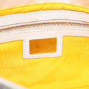 FENDI Zucca Canvas Mamma Baguette Shoulder Bag Multicolor Gold Auth 171596SM-27