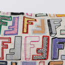 FENDI Zucca Canvas Mamma Baguette Shoulder Bag Multicolor Gold Auth 171596SM-3