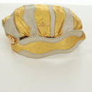 PRADA Handtasche Leder Gold Auth 171603A-7