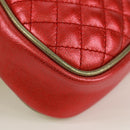 GUCCI Zumi Shoulder Bag Leather Red Gold 534951 Auth 171605V-15