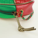 GUCCI Zumi Shoulder Bag Leather Red Gold 534951 Auth 171605V-8