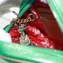 GUCCI Zumi Shoulder Bag Leather Red Gold 534951 Auth 171605V-22