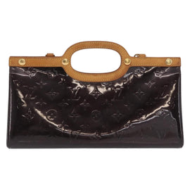 LOUIS VUITTON Monogram Vernis Roxbury Drive Hand Bag Amarante M91995 Auth 171608 - 0