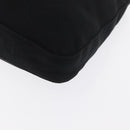 FENDI Mamma Baguette Tote Tas Zwart Zilver Auth 171610-15