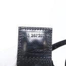 FENDI Mamma Baguette Tote Bag Black Silver Auth 171610-12