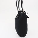 FENDI Mamma Baguette Tote Tas Zwart Zilver Auth 171610-3