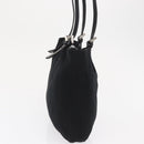FENDI Mamma Baguette Tote Tas Zwart Zilver Auth 171610-4
