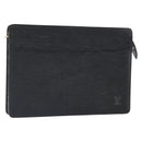 LOUIS VUITTON Epi Pochette Homme Clutch Bag Black M52522 LV Auth 171613-1
