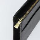 LOUIS VUITTON Epi Pochette Homme Clutch Bag Black M52522 LV Auth 171613-8