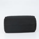 PRADA Hand Bag Nylon Black Gold Auth 171614-9