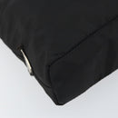 PRADA Shoulder Bag Nylon Black Silver Auth 171629-15