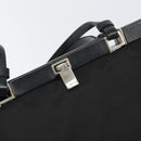 PRADA Shoulder Bag Nylon Black Silver Auth 171629-10