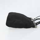 PRADA Shoulder Bag Nylon Black Silver Auth 171629-3