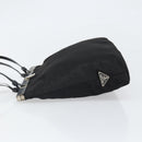 PRADA Shoulder Bag Nylon Black Silver Auth 171629-4