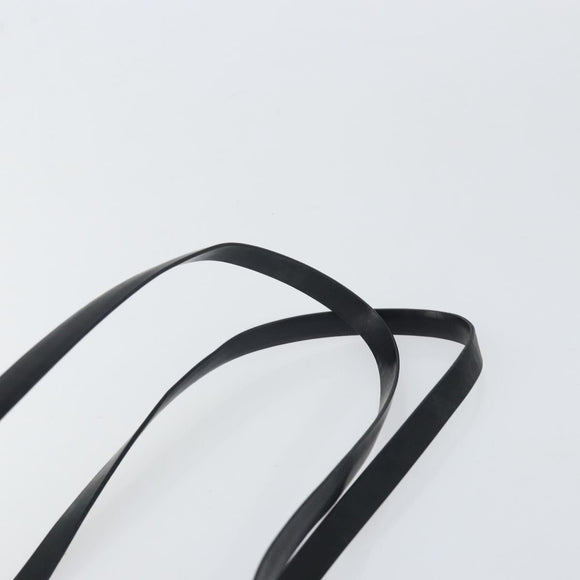 PRADA Shoulder Bag Nylon Black Silver Auth 171629