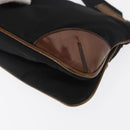 PRADA Shoulder Bag Nylon Black Silver Auth 171630-14
