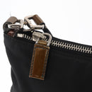 PRADA Shoulder Bag Nylon Black Silver Auth 171630-10