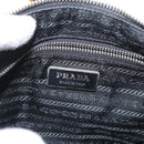 PRADA Shoulder Bag Nylon Black Silver Auth 171630-18