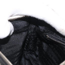 PRADA Shoulder Bag Nylon Black Silver Auth 171630-20